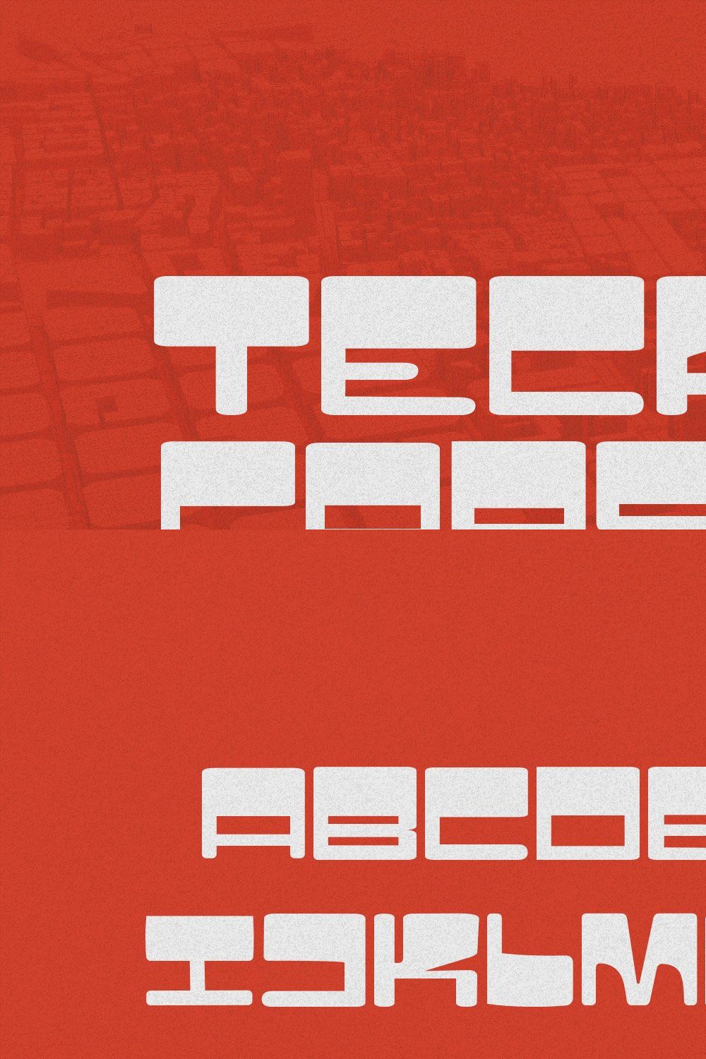 Techno Capsule - Y2K Typeface pinterest preview image.