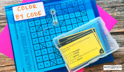 Print & Digital Color By Code Math Activities for Grades 1-5 - Math ...