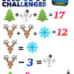 12 Days Of Holiday Math Puzzles—Printable K 8 Worksheets — Mashup Pertaining To 12 Days Of Christmas Math Problem Worksheet