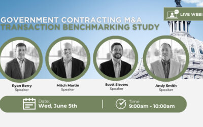 Webinar – Government Contracting M&A Transaction Benchmarking Study