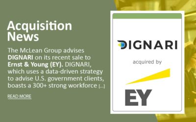 McLean Advised Dignari on Sale to Ernst & Young (EY)