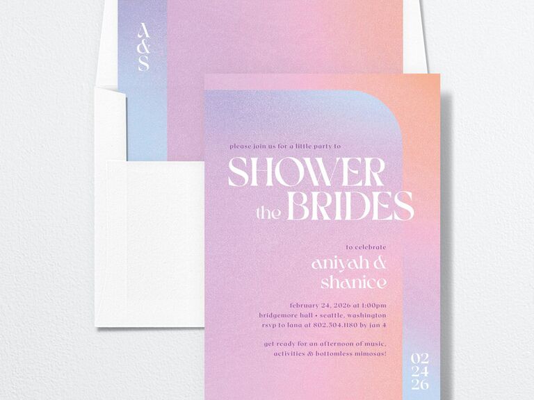 Bridal shower invitation