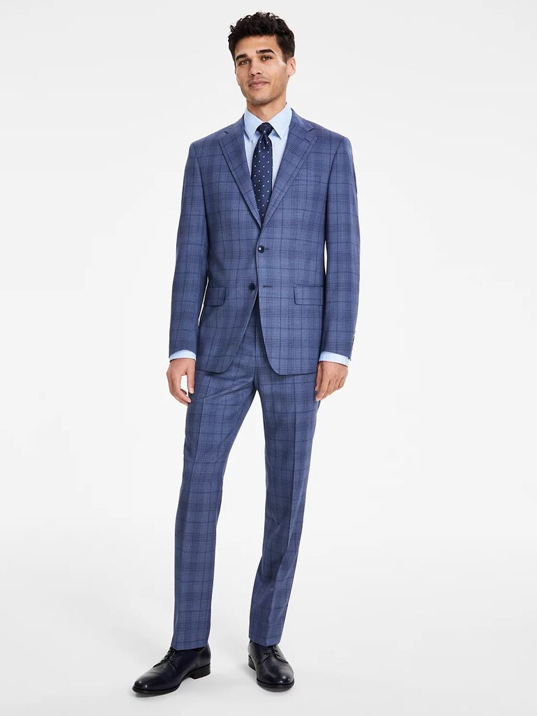 Men's printed suit for casual wedding