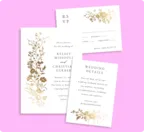 Foil invitations