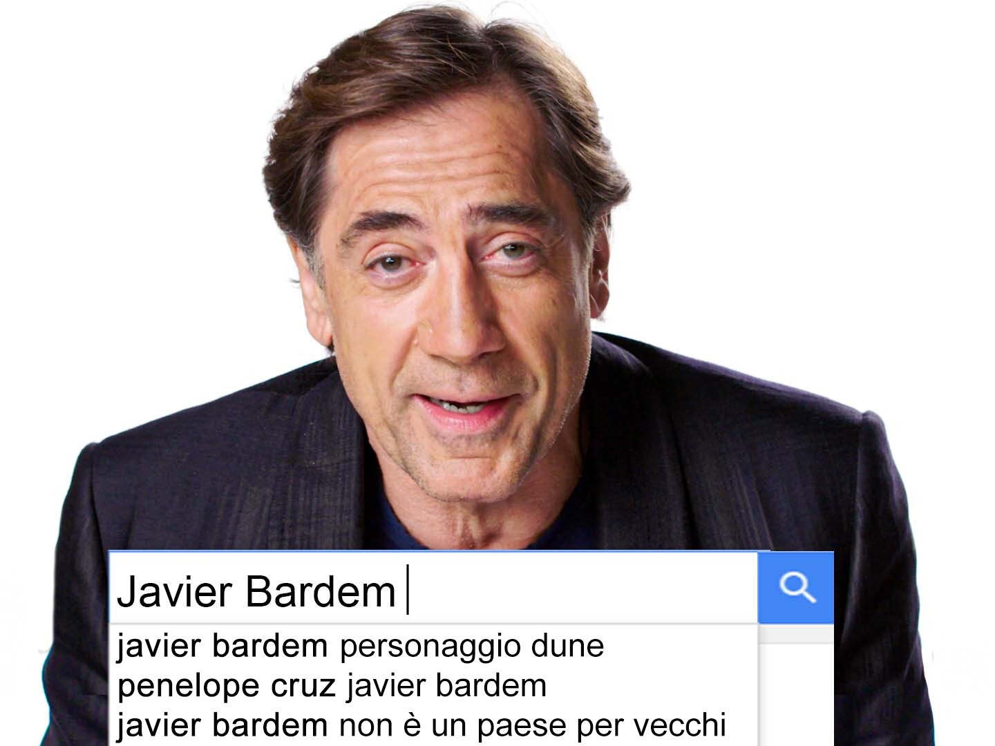 Javier Bardem risponde alle domande del web