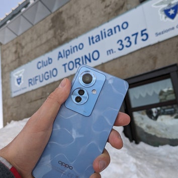 Oppo Reno 11F 5G, il test sul ghiacciaio del Monte Bianco