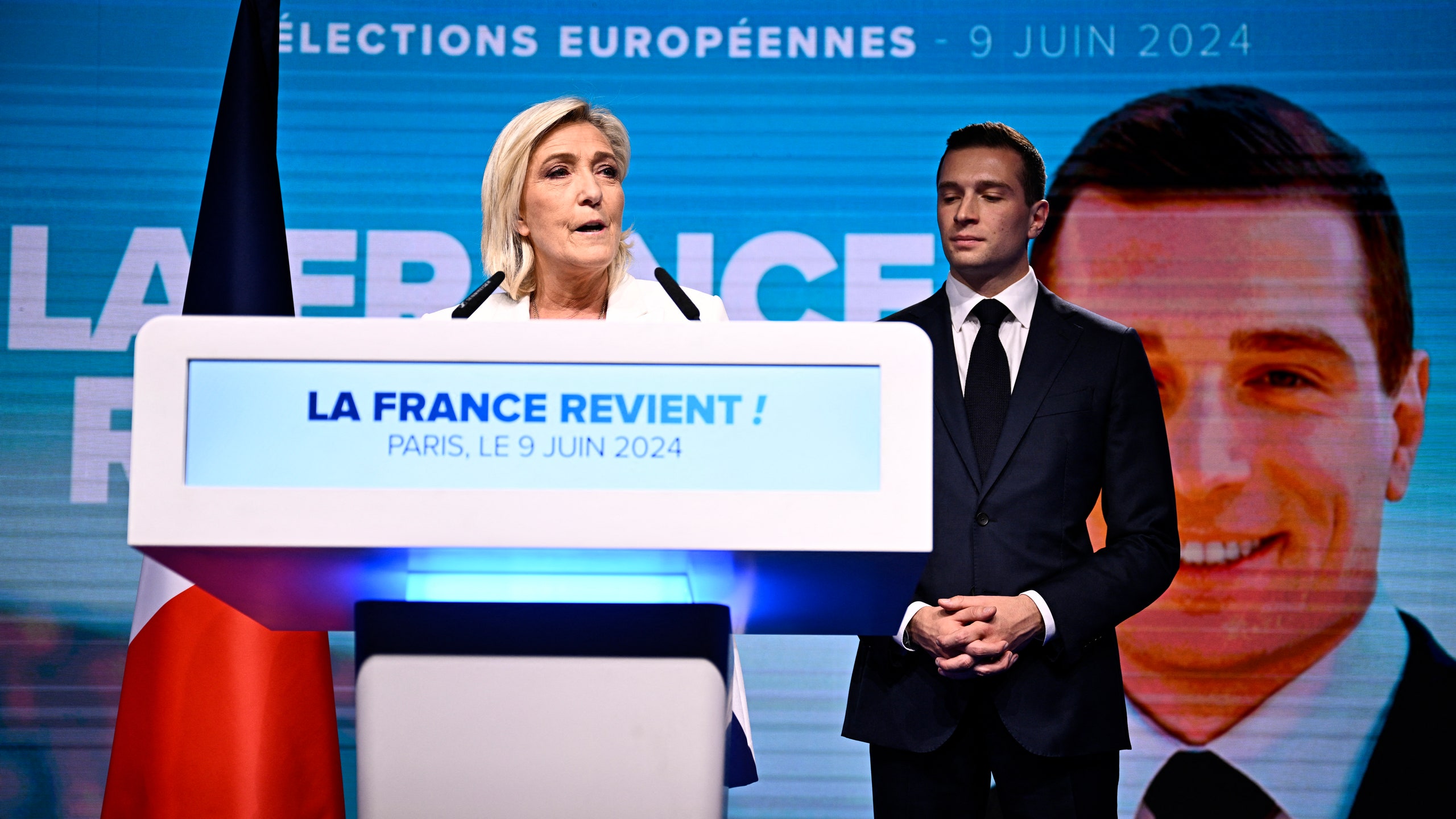 Marine Le Pen e Jordan Bardella guidano il Rassemblement National