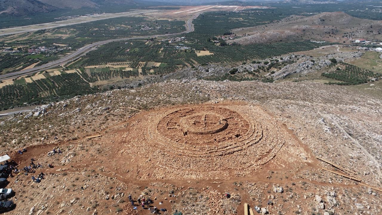 Creta ritrovata un'antica struttura a forma di labirinto che ricorda quello del Minotauro