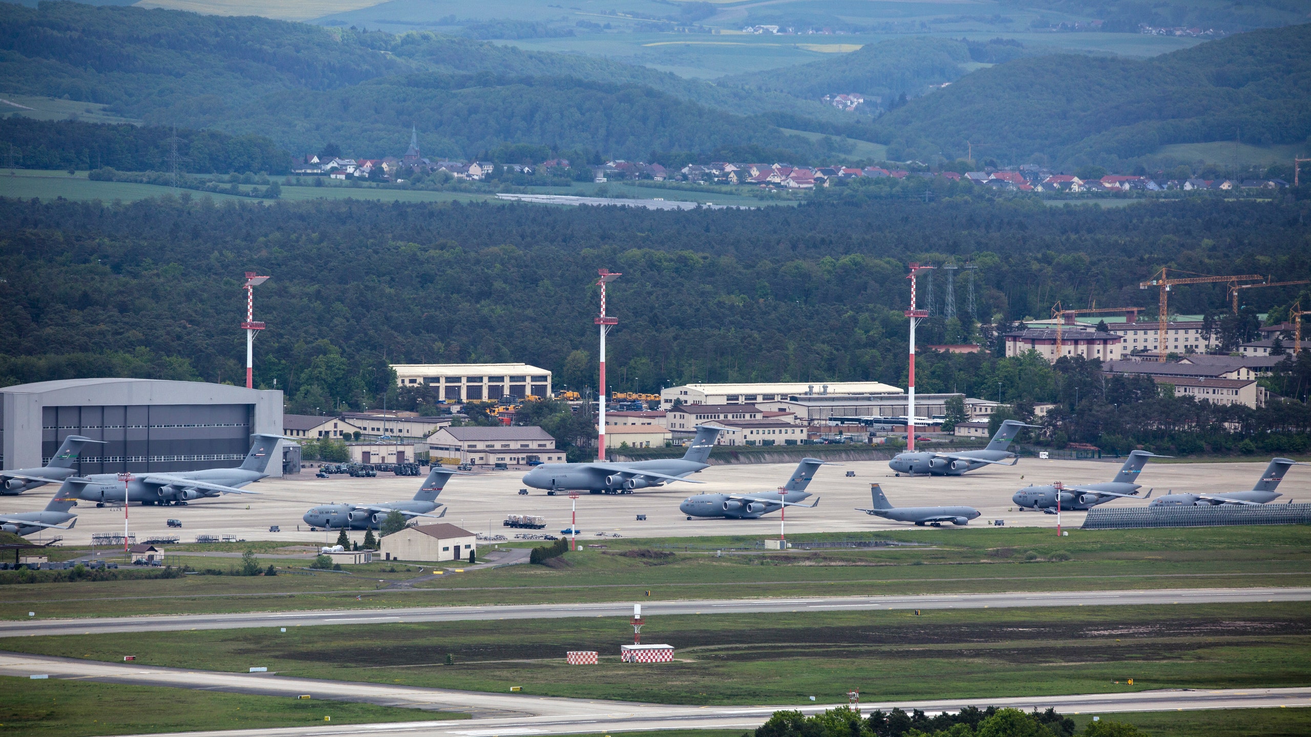 Base militare americana a Ramstein in Germania