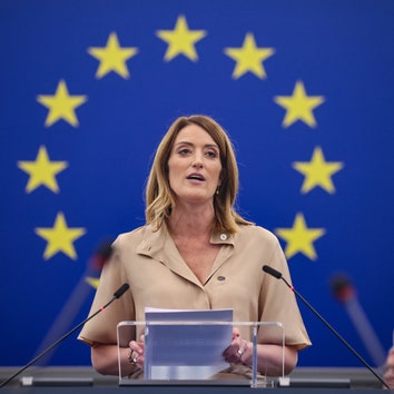 Ritratto di Roberta Metsola, rieletta presidente del Parlamento europeo