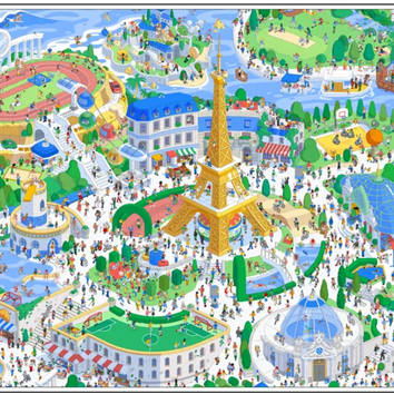 Olimpiadi 2024, il bellissimo gioco di Google in stile Dov'è Wally