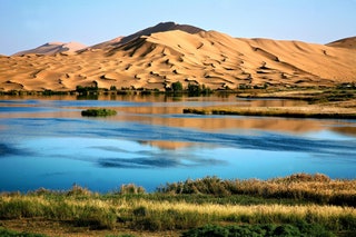 Deserto di Badain Jaran Cina