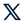 X logo