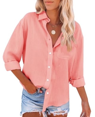 Cotton Button Down Shirt