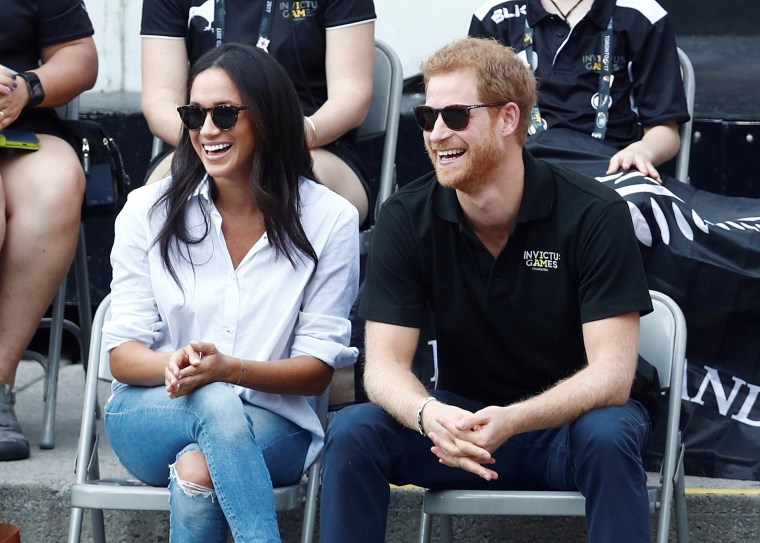 IMAGE: Prince Harry and Meghan Markle in 2017