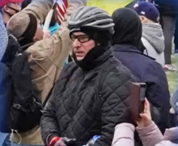 Peter G. Moloney at the Capitol on Jan. 6, 2021.