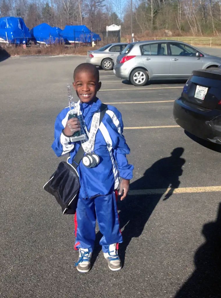 Frederick Richard in December 2012 after the Yellow Jackets Invitational in Middleton, Mass.