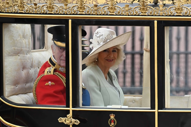 King Charles III, his wife Queen Camilla.