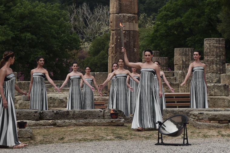 Lighting Ceremony Of The Olympic Flame