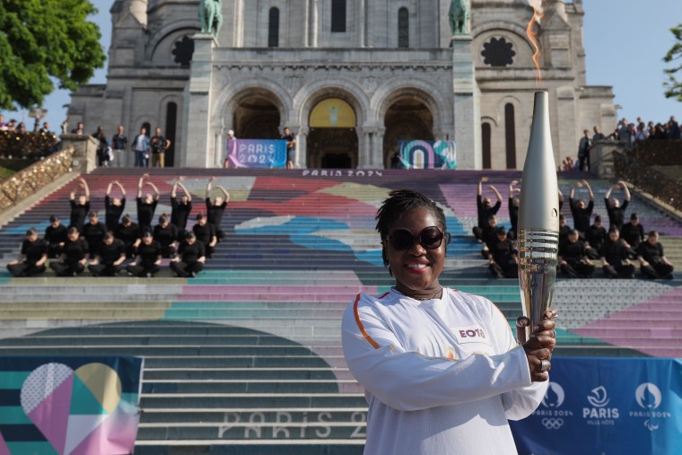 FRANCE-PARIS-OLYMPIC GAMES-TORCH RELAY