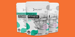 jawliner facial fitness chewing gum mint