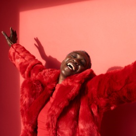 Portrait of mature woman laughing