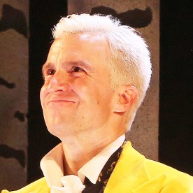 Gavin Creel as "The Wolf/Cinderella’s Prince" during "Into the Woods" on Broadway.