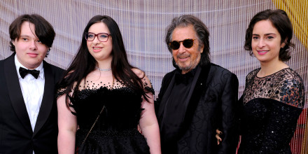 Anton James Pacino, Olivia Pacino, Al Pacino, and Julie Pacino at  the 92nd Annual Academy Awards, Feb 9, 2020.