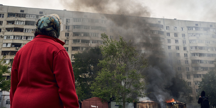 Image: Kharkiv Hit In Aerial Attacks