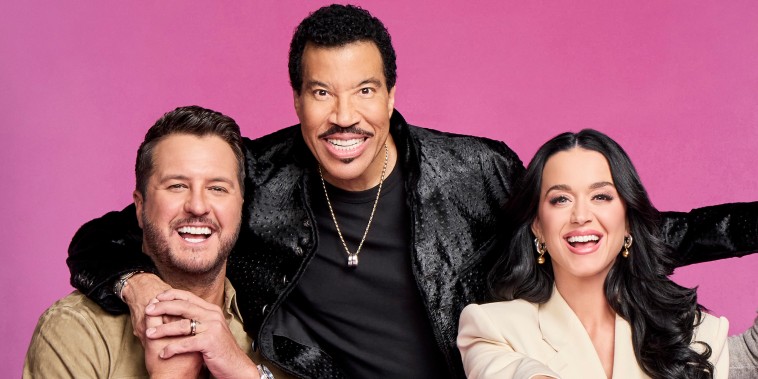 Luke Bryan, Lionel Richie, Katy Perry.