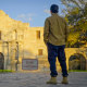 John Leguizamo at the Alamo in San Antonio.