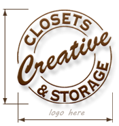 CREATIVE CLOSET & STORAGE logo