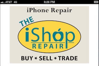 The iShop logo