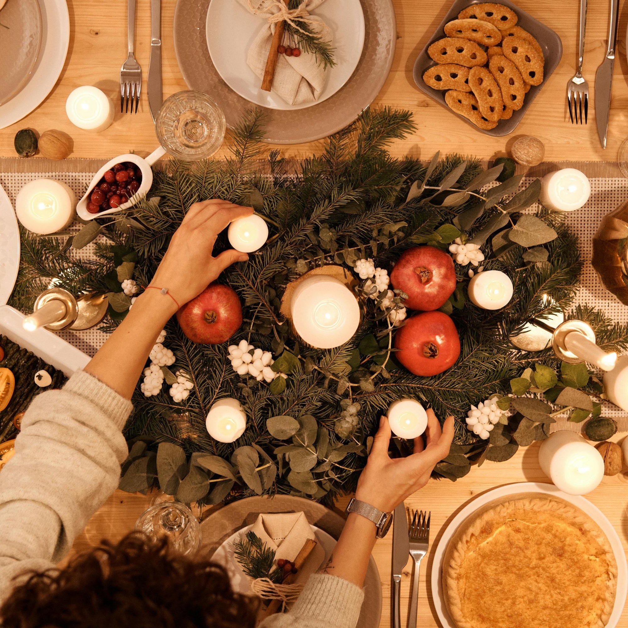 Ideas de centros de mesa navideños para que tu mesa se vea espectacular