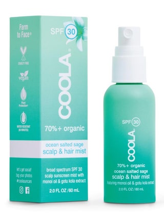 Coola Organic Scalp  Hair Mist SPF 30 on white background