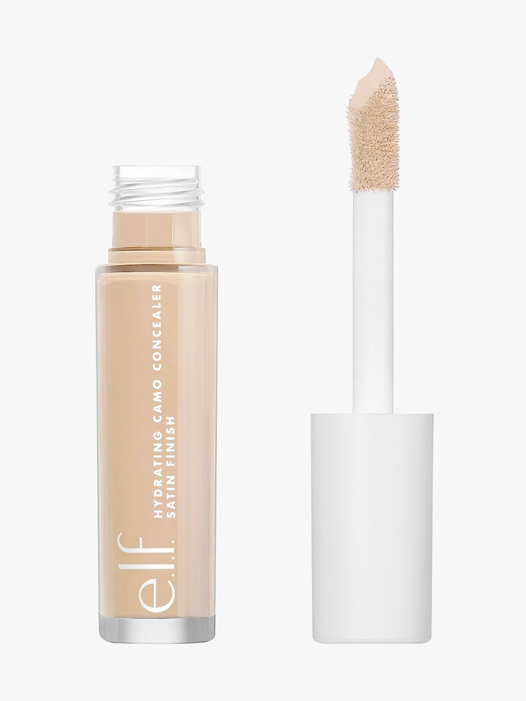 E.L.F. Cosmetics’s Hydrating Camo Concealer in light sand branded component on a light gray background