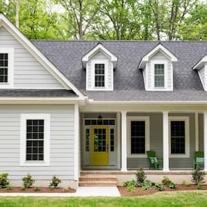 Exterior of new suburban house