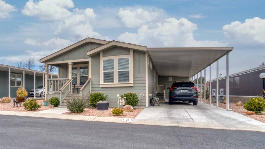 Front of Manufactured home