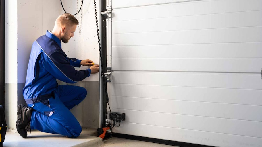 Garage door installation