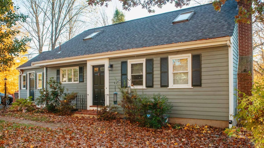 House during autumn