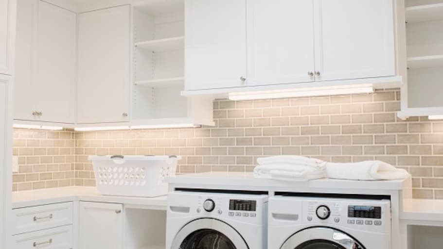 A modern laundry room