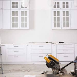 Renovated kitchen interior