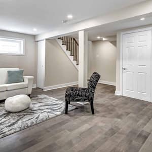 A luxury renovated basement