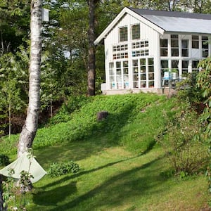 A beautiful house in the woods