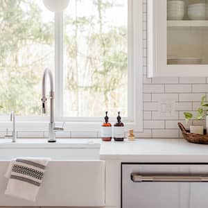 clean white contemporary kitchen