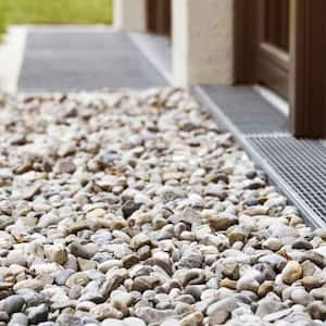 Close-up of a french drain in a house