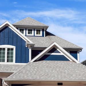 Close up of a roof house