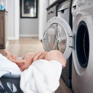 dryer in laundry room