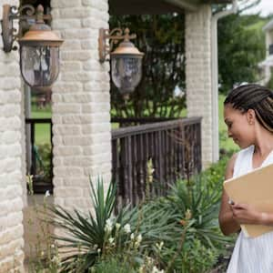 An inspector examining a property