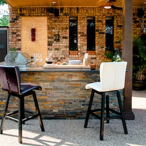 modern outdoor kitchen